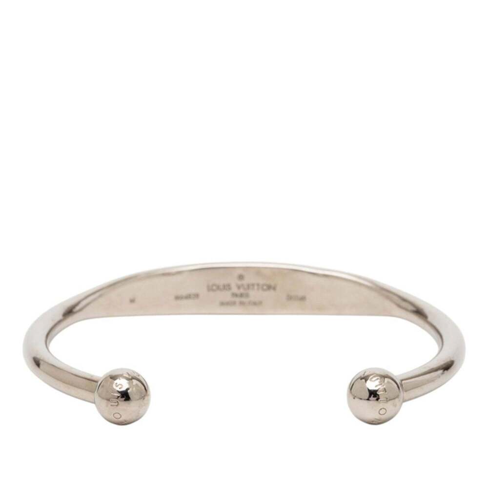 LOUIS VUITTON Silver Monogram Charm Bracelet - Picture 3 of 5
